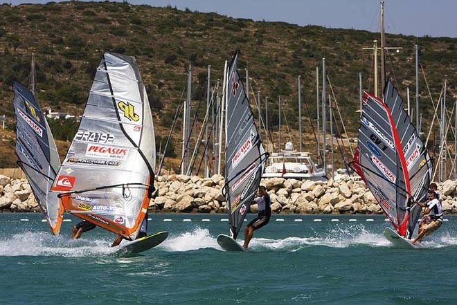 Albeau leads the way - Pegasus Airlines Alacati PWA World Cup - Day 4 2009 ©  John Carter / PWA http://www.pwaworldtour.com